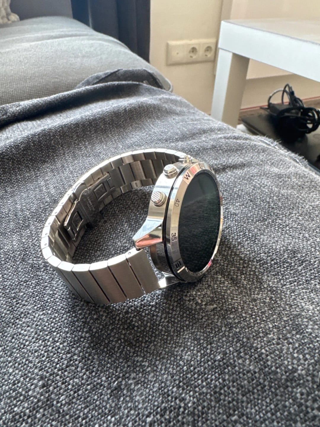 Customer photo review of Garmin 18/20/22mm Quick Release Brushed Stainless Steel Bracelet