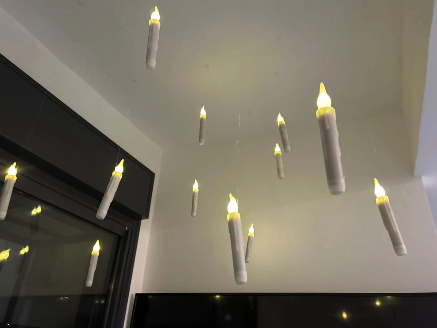 Customer photo review of Floating Candles with Magic Wand Remote