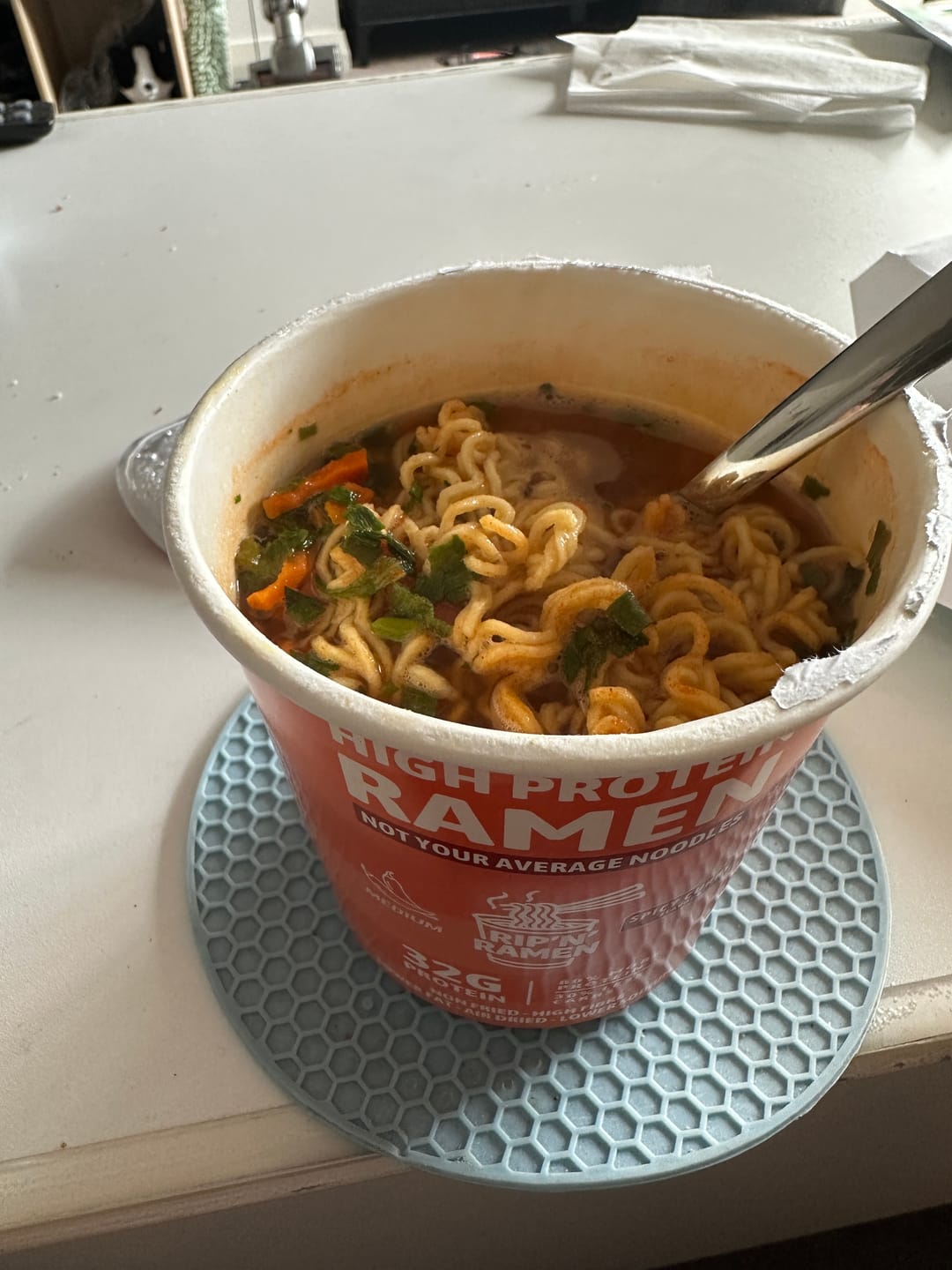 Customer photo review of Rip'N'Ramen 32G High Protein Ramen