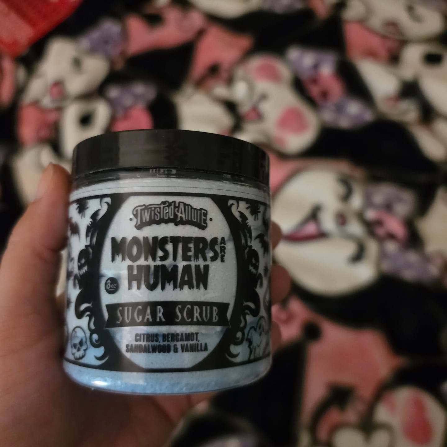 Customer photo review of Monsters are Human Sugar Scrub