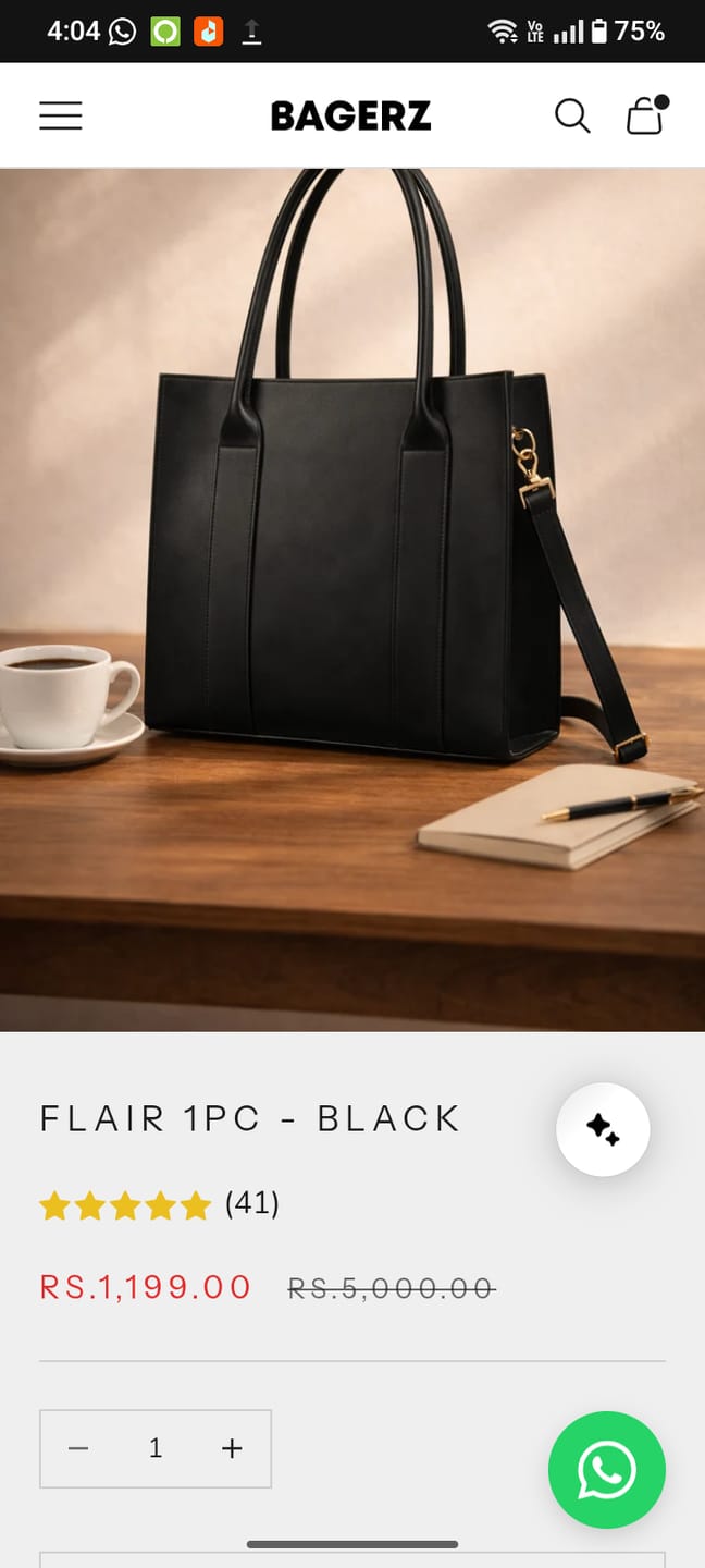 Customer photo review of Flair 1PC - Black
