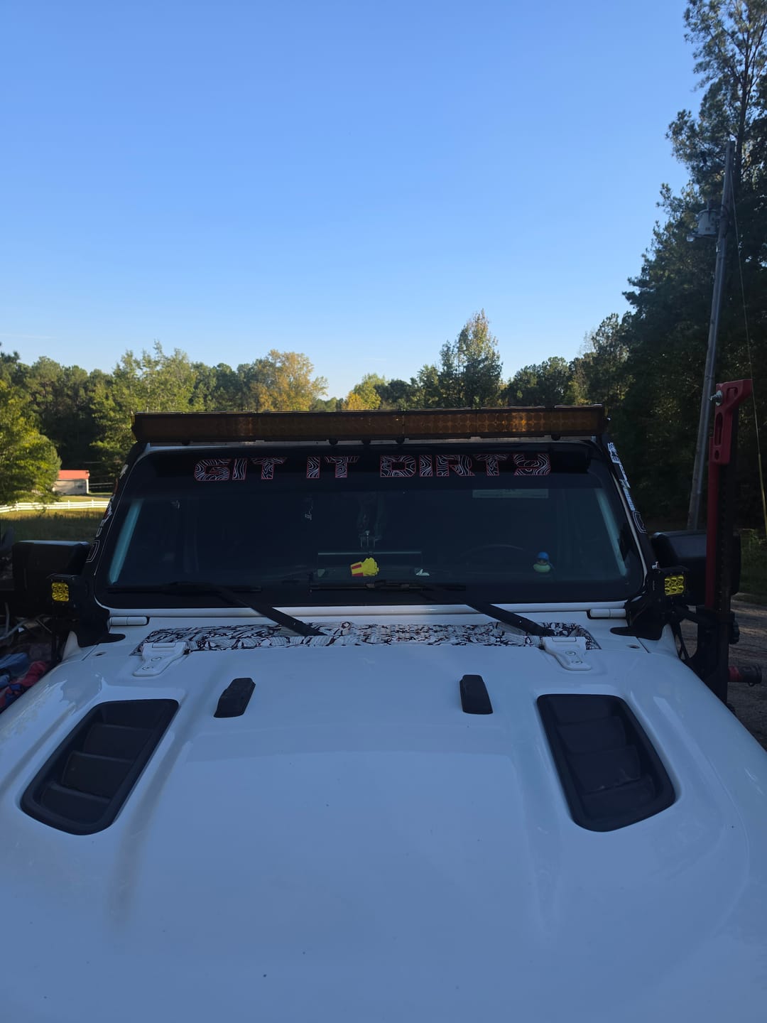 Customer photo review of Topographical Hood Lettering | Set of 2