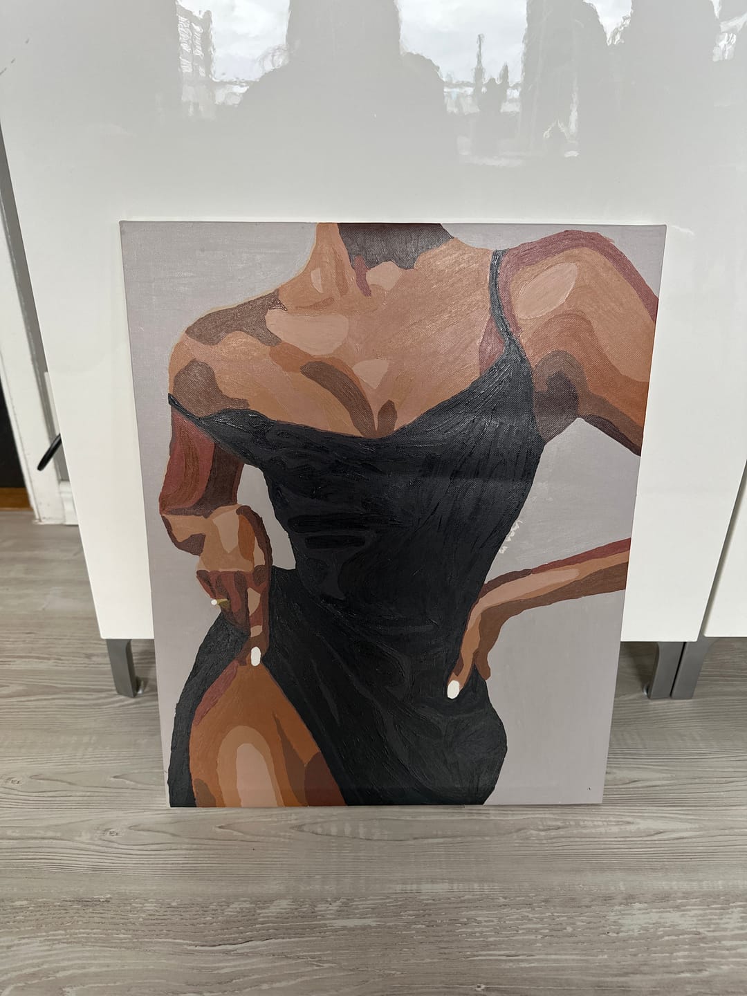 Customer photo review of Elegant Woman | Paint by Numbers