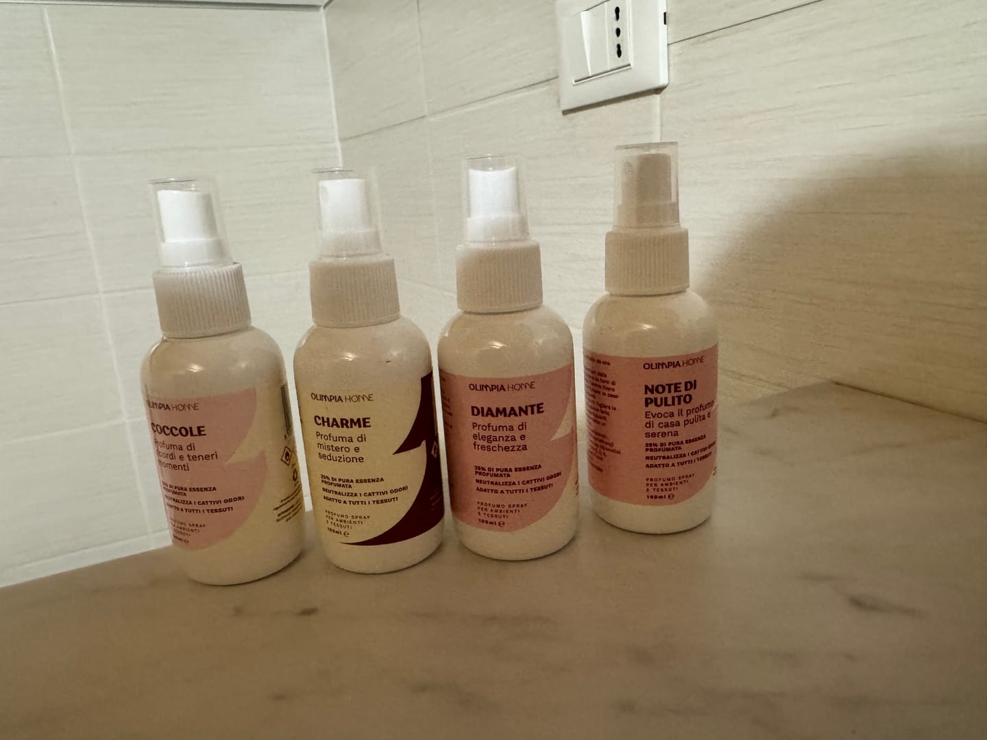 Customer photo review of Profumo spray per tessuti Charme ml.100