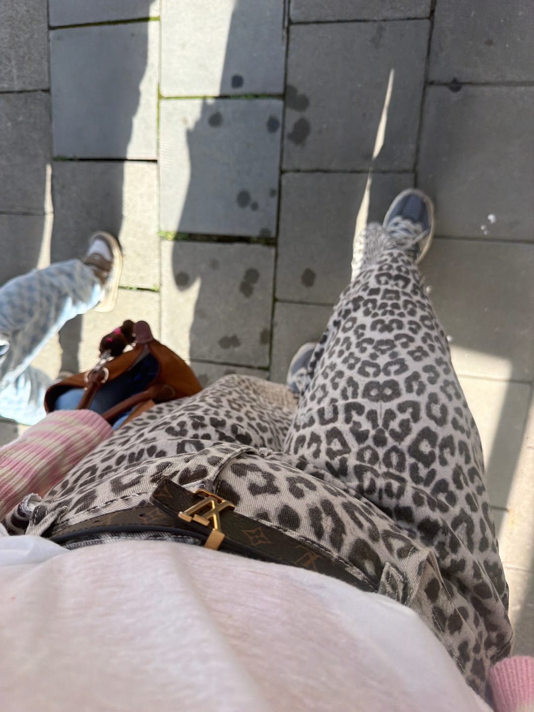 Customer photo review of Wild Leopard Balloon Jeans / Taupe