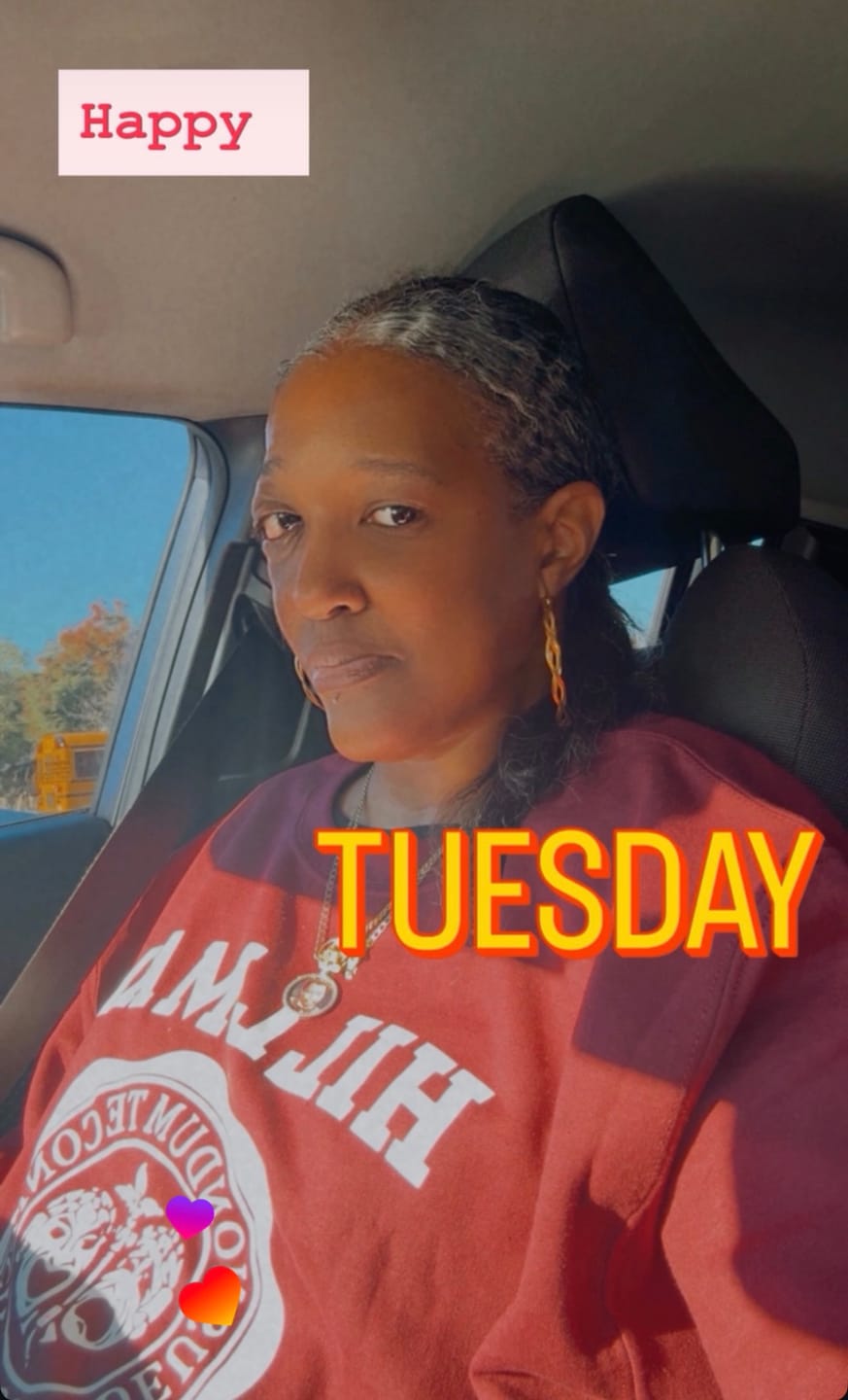 Customer photo review of Hillman College Sweatshirt