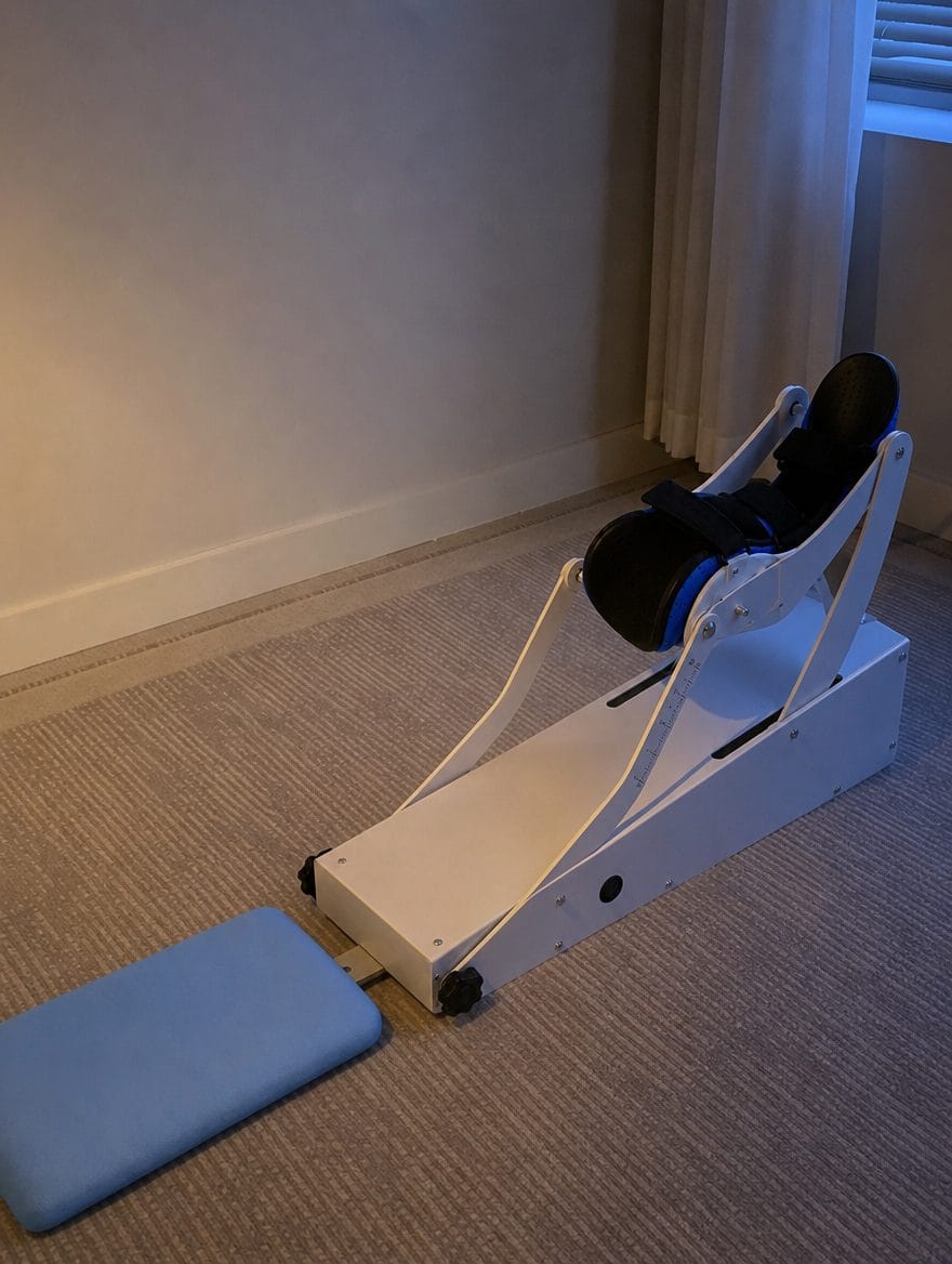 Customer photo review of Holtrow Glide™ — Powered Knee Motion Machine