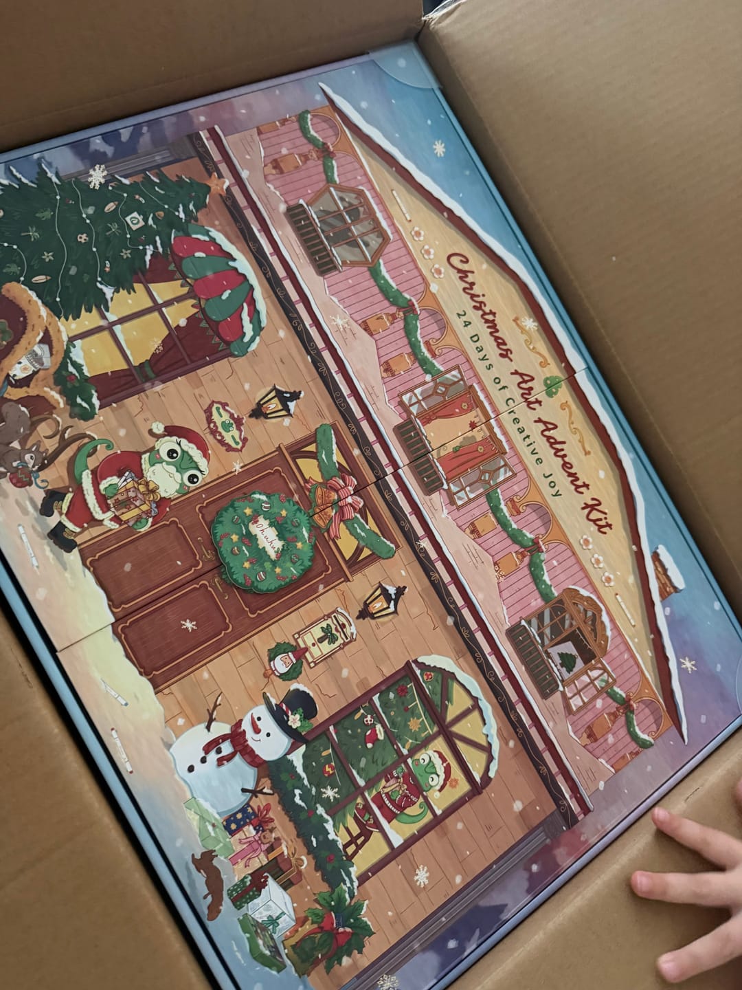 Customer photo review of Ohuhu Christmas Advent Calendar 2026, 24 Days Countdown Gift Kit