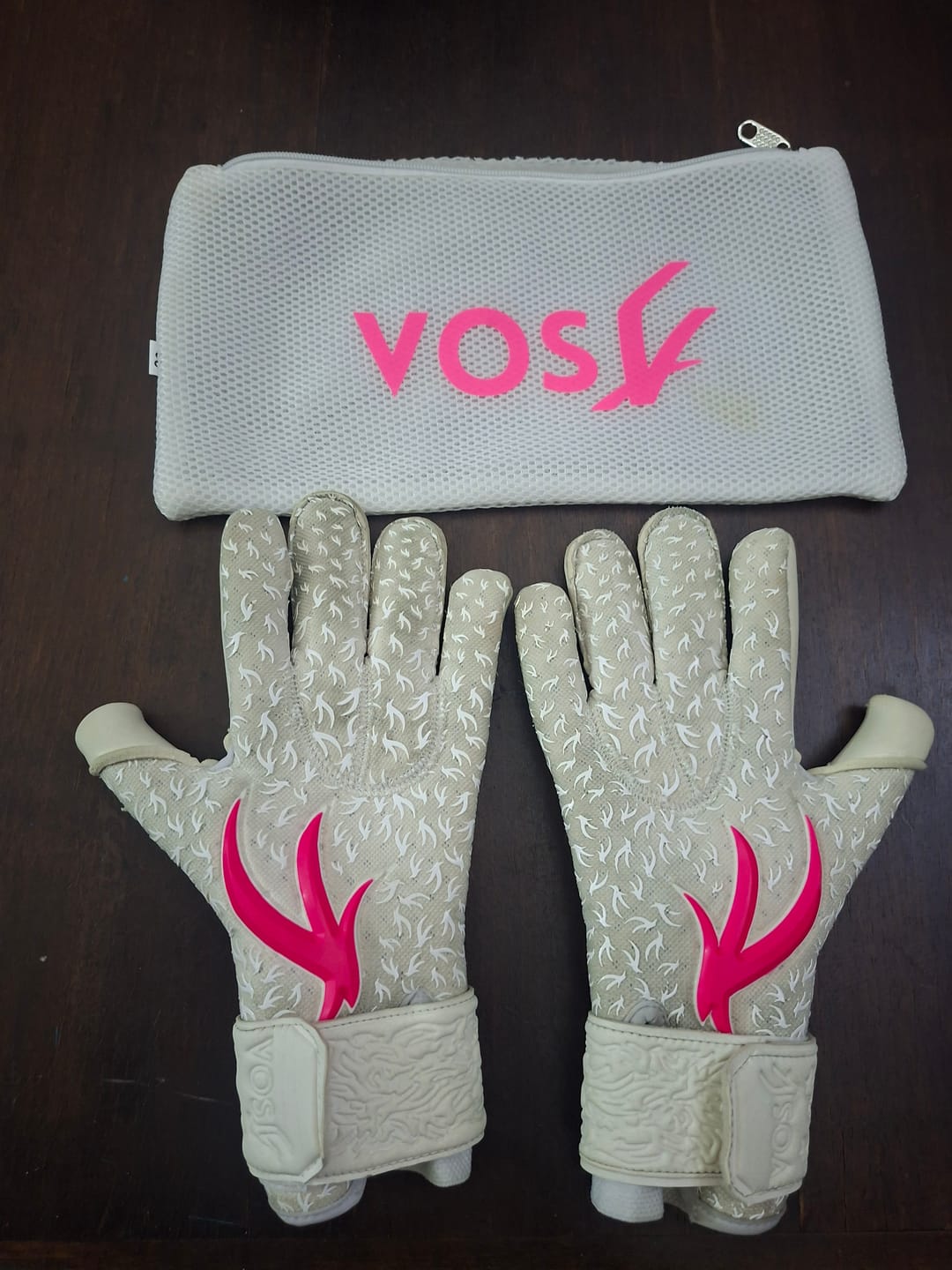 Customer photo review of Kids VOS Percipio - White / Surge Pink