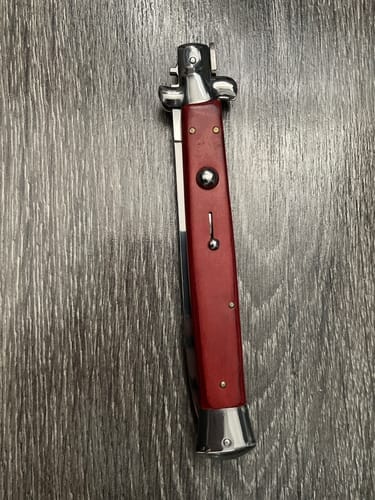 Customer photo review of 13" Big Boy Auto Italian Style Stiletto (MASSIVE KNIFE)