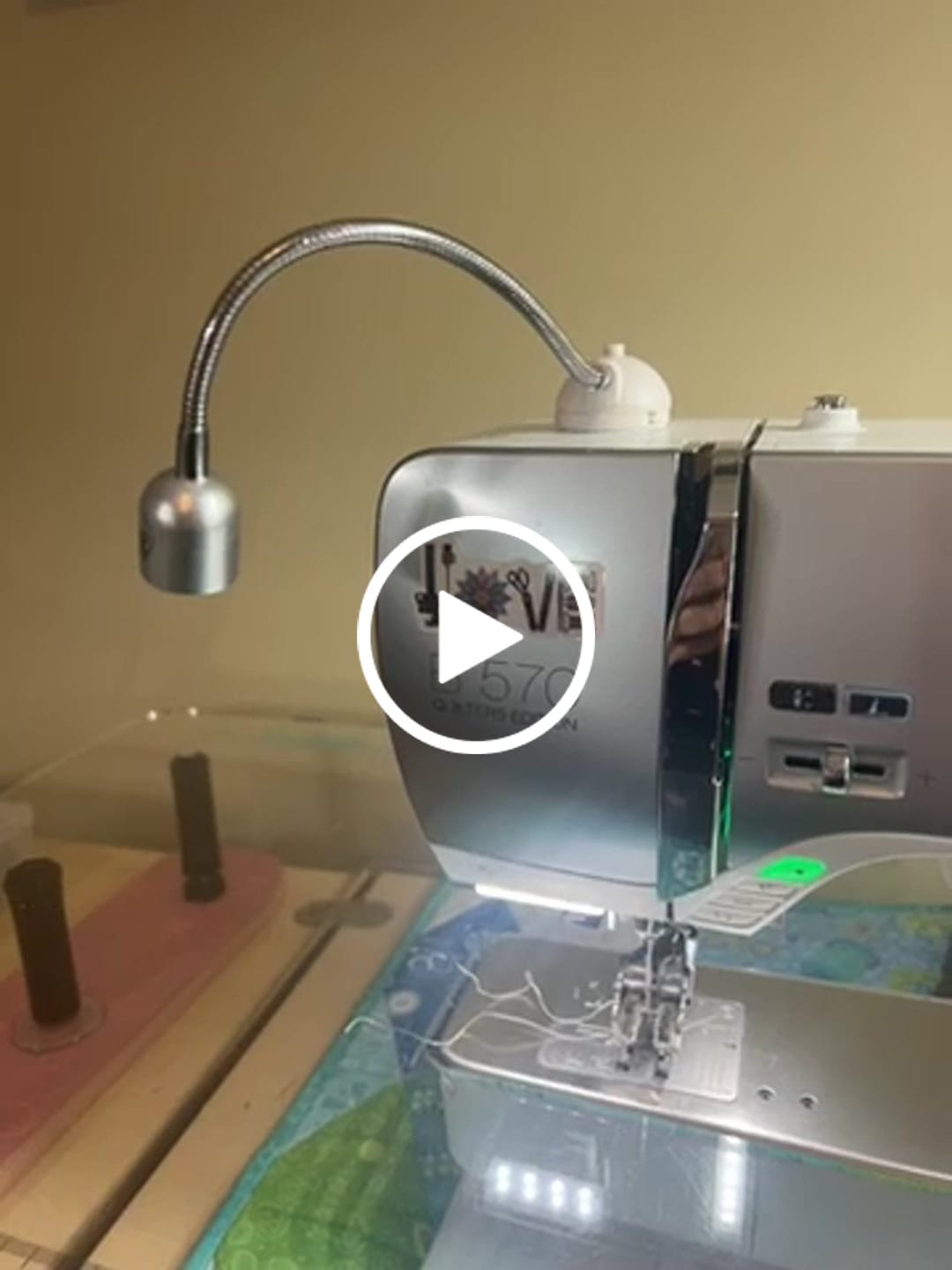 Customer video review of Daylight Sewing Machine Lamp