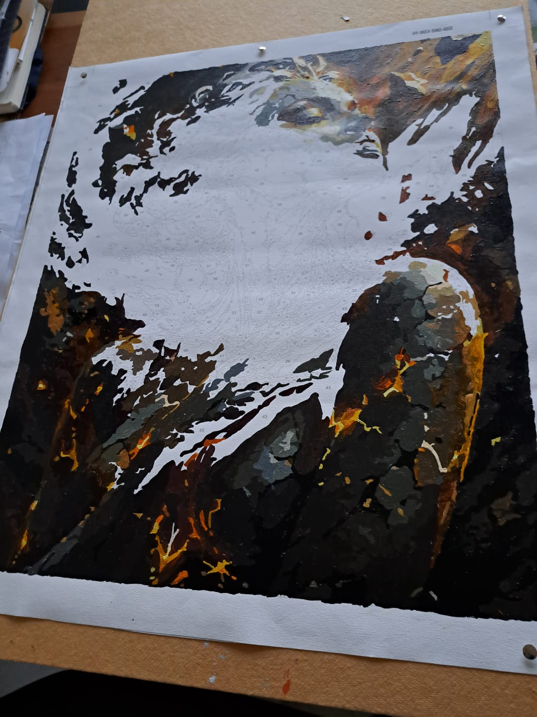 Customer photo review of Malen nach Zahlen - Göttin des Erwachens