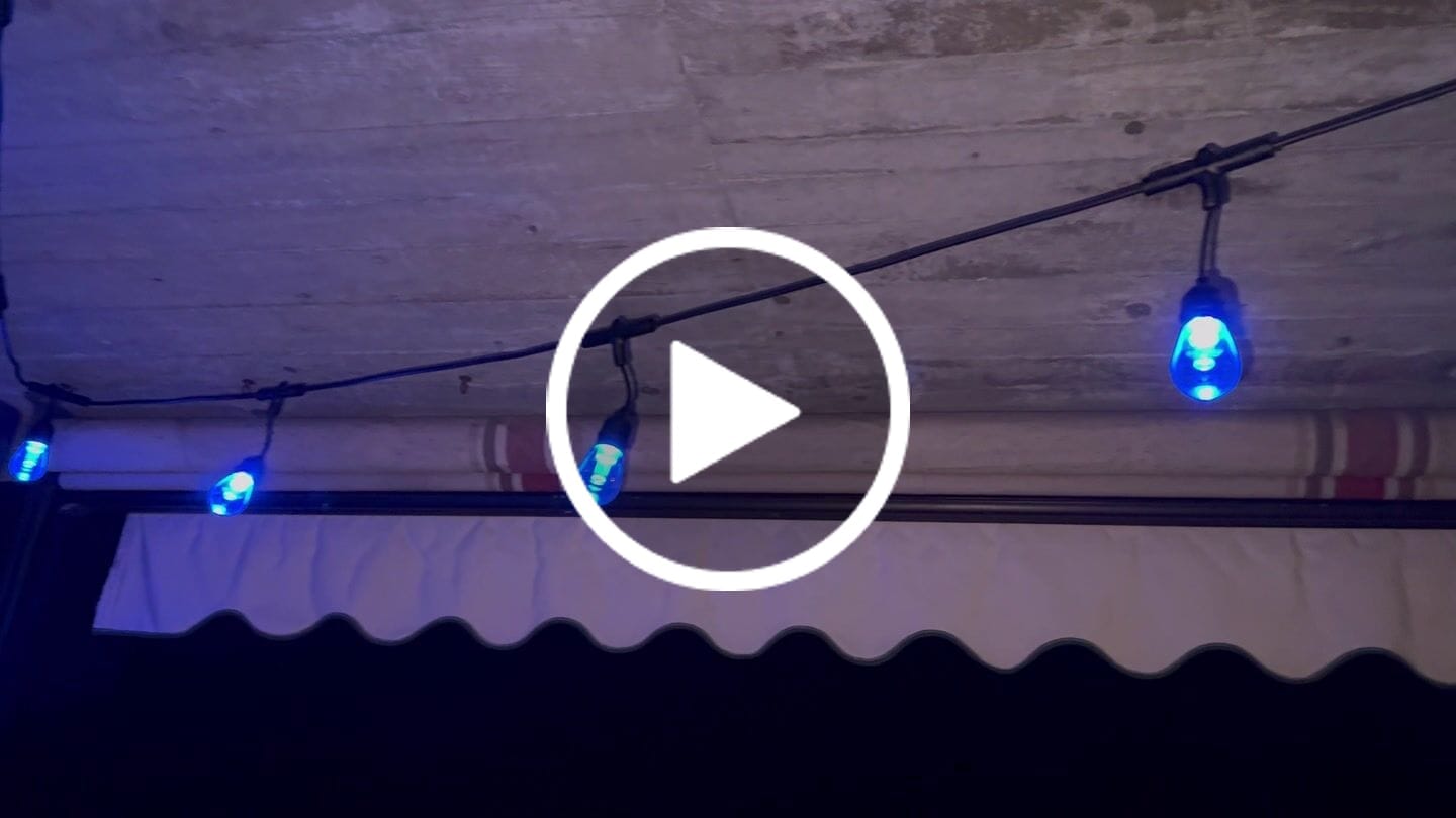 Customer video review of OSRAM SMART+ Outdoor WiFi-Lichterkette, 4,5W, schwarz