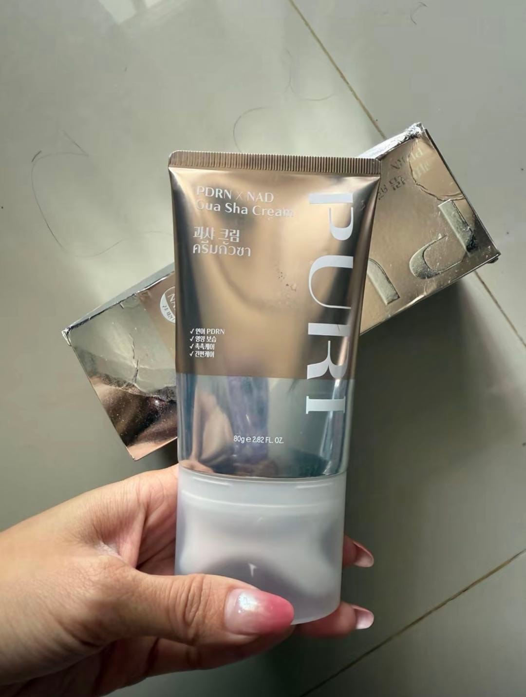 Customer photo review of GUA SHA CREAM กัวซาลาวา 80g