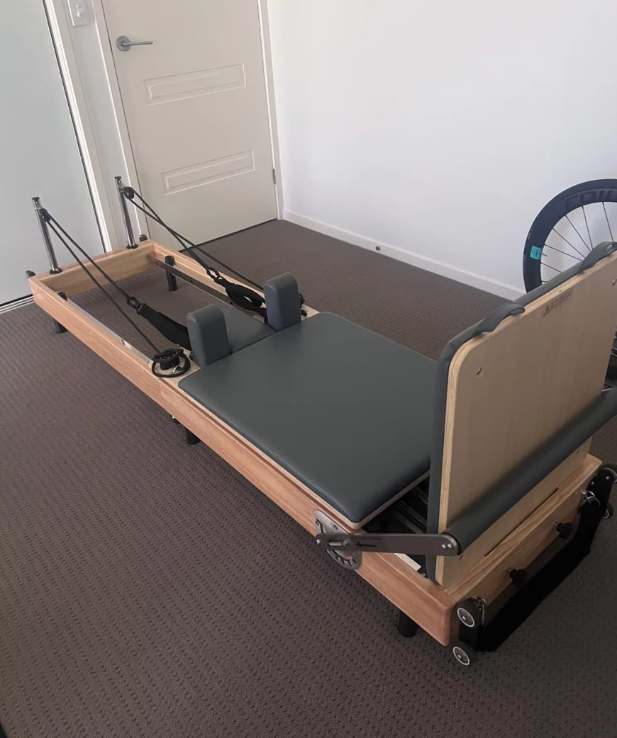 Customer photo review of GoodForm™ Wooden Studio Pilates Reformer