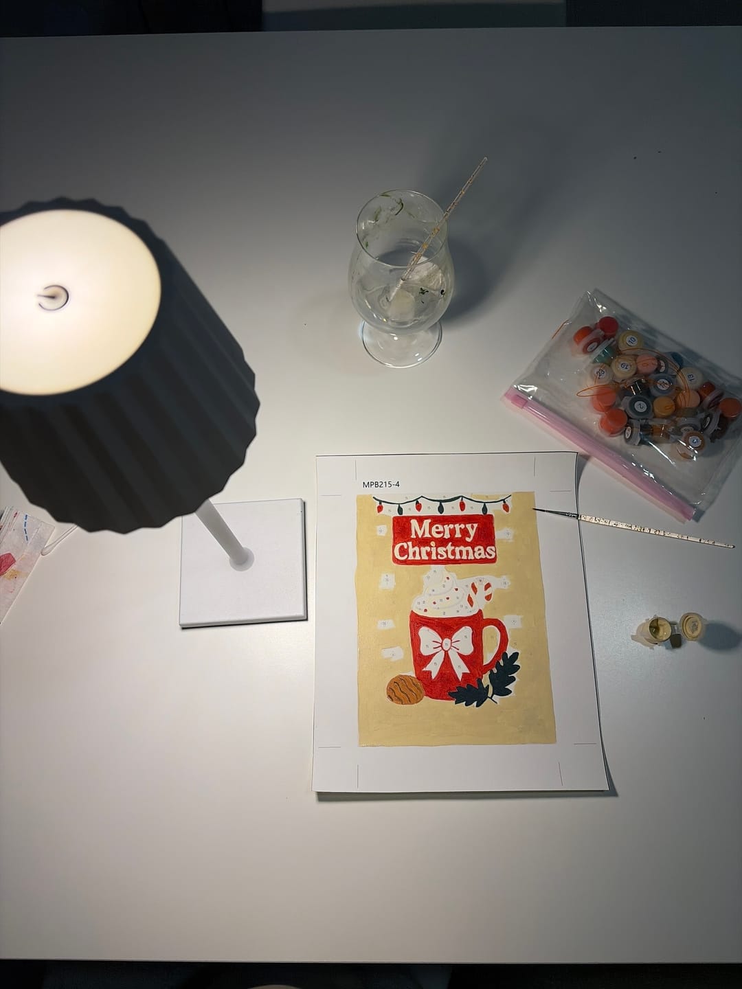 Customer photo review of 6 Mini Paintings - Classic Christmas Set
