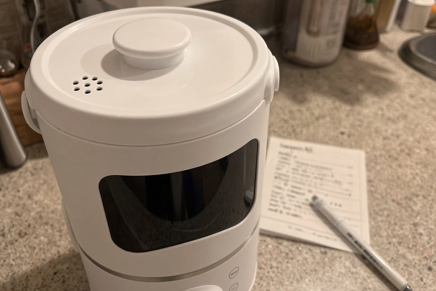 Customer photo review of Kiba Kitchen Fresh Food Maker