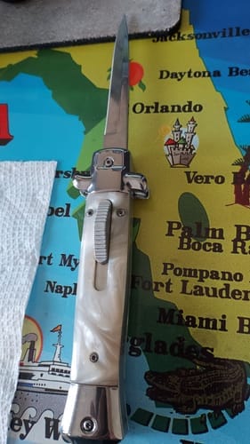 Customer photo review of Classic Gentleman ltalian Stiletto OTF