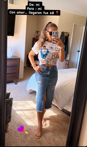 Customer photo review of Personalized 48th Birthday Shirts, Custom Birthday Shirts, Turning 48 Shirt, Gifts For Women Turning 48, 48 And Fabulous Shirt, 47th Birthday Shirts For Her, It's My 48 Birthday-YPT-HCT