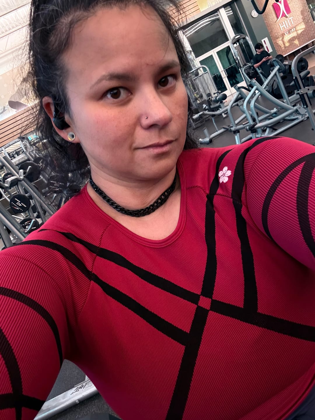Customer photo review of Flower Seamless Cropped Top