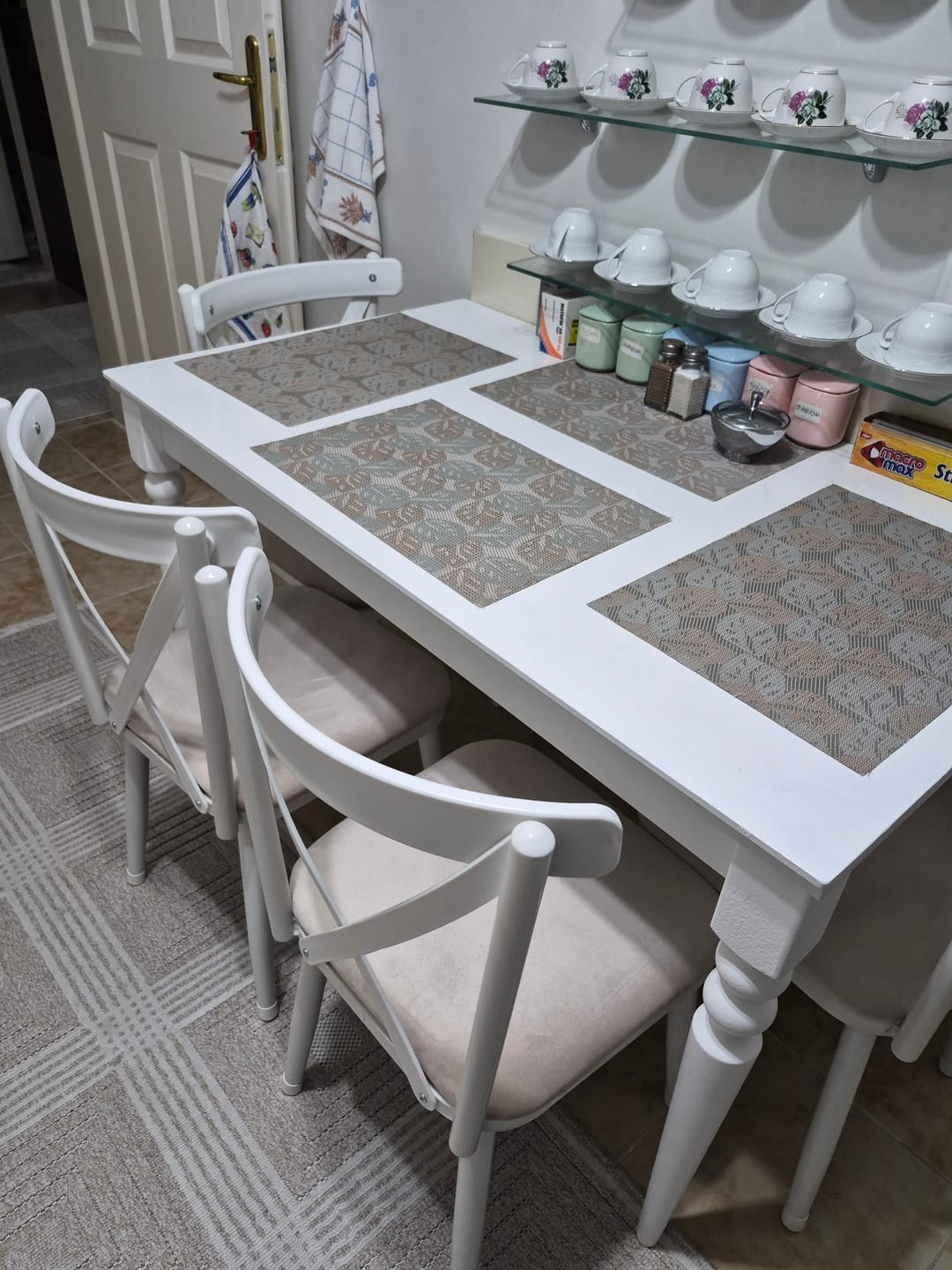 Customer photo review of Rani JC122 Mutfak Masa Sandalye Takımı Beyaz
