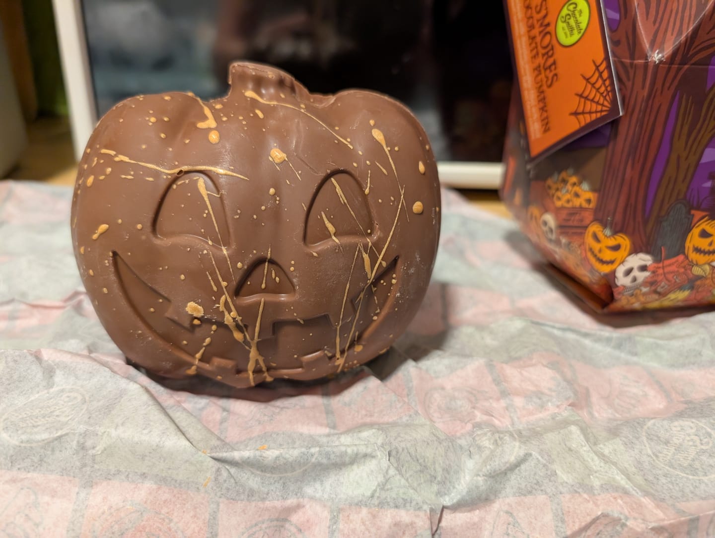 Customer photo review of S'mores Chocolate Pumpkin 550g