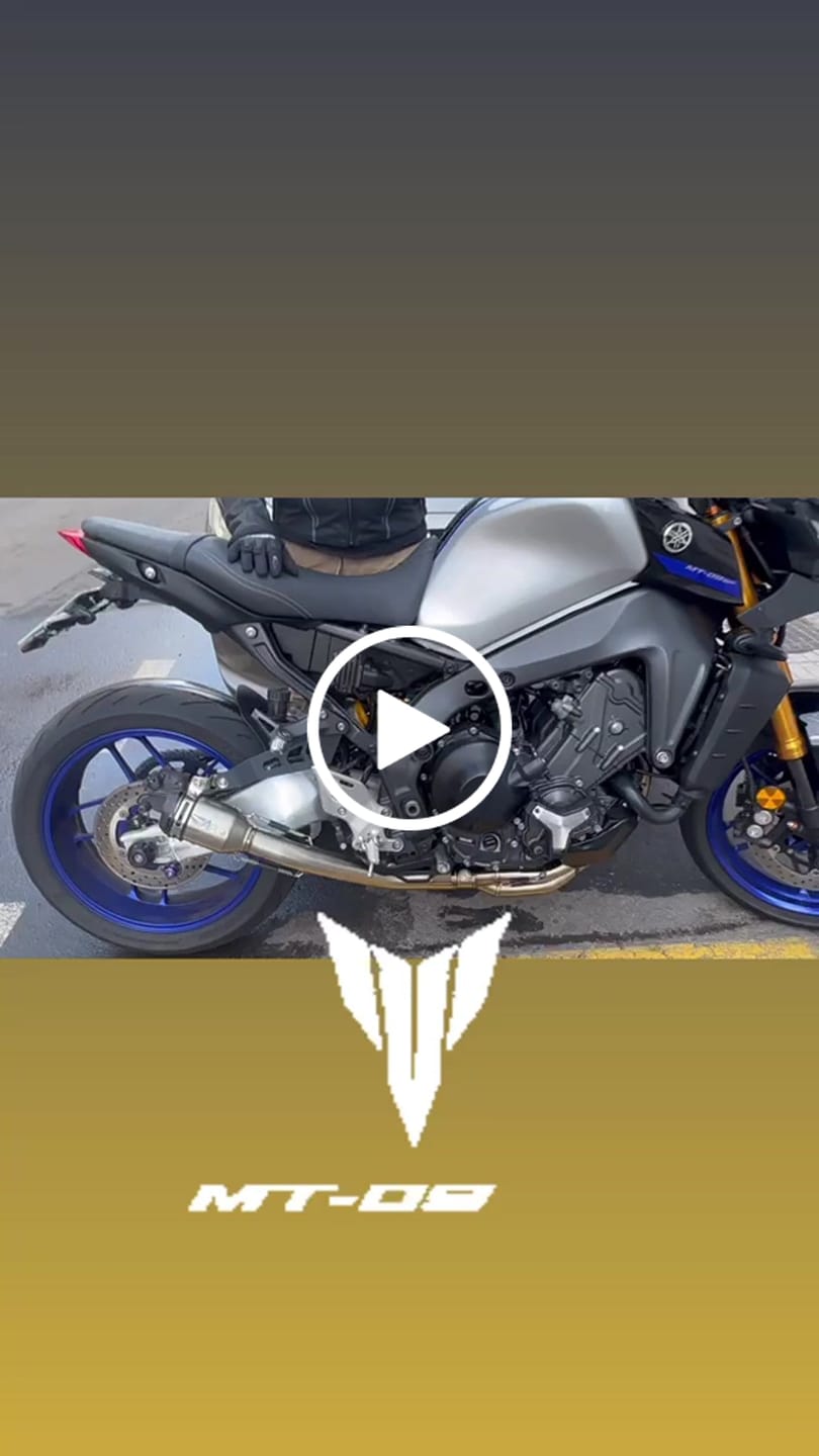 Customer video review of Línea Completa Artesanal Yamaha MT-09/ R9/ Tracer 9/ XSR900 (2021-2026) Acero Inoxidable