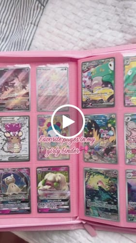 Customer video review of Cherry Blossom - 9-Pocket Trading Card Binder