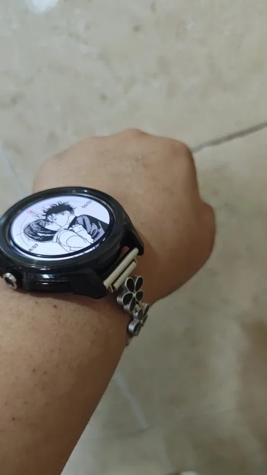 Customer photo review of Garmin 18/20/22mm Quick Release Women's Pearl Chain Bracelet