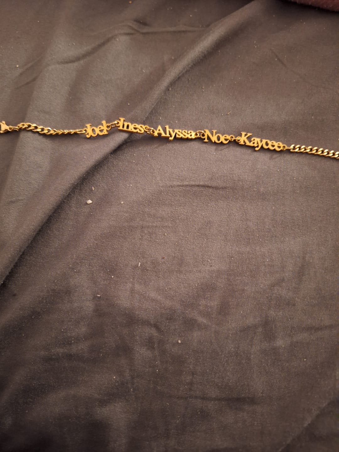 Customer photo review of Bracelet personnalisé avec prénom