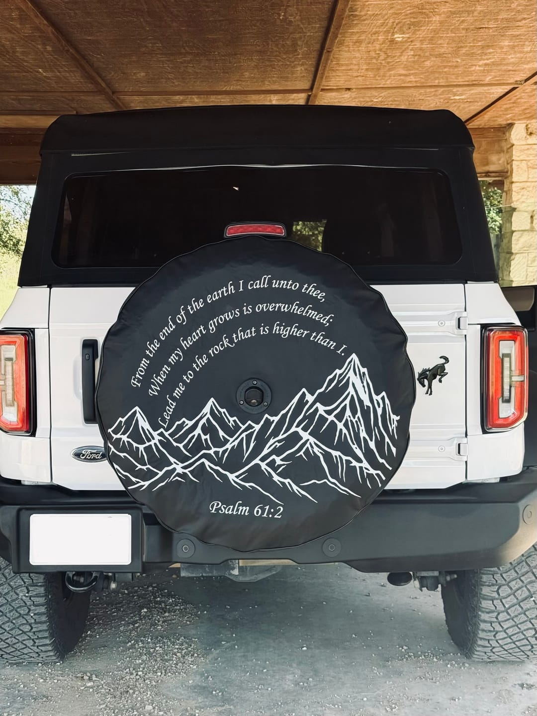 Customer photo review of CUSTOM Ford Bronco Tire Cover