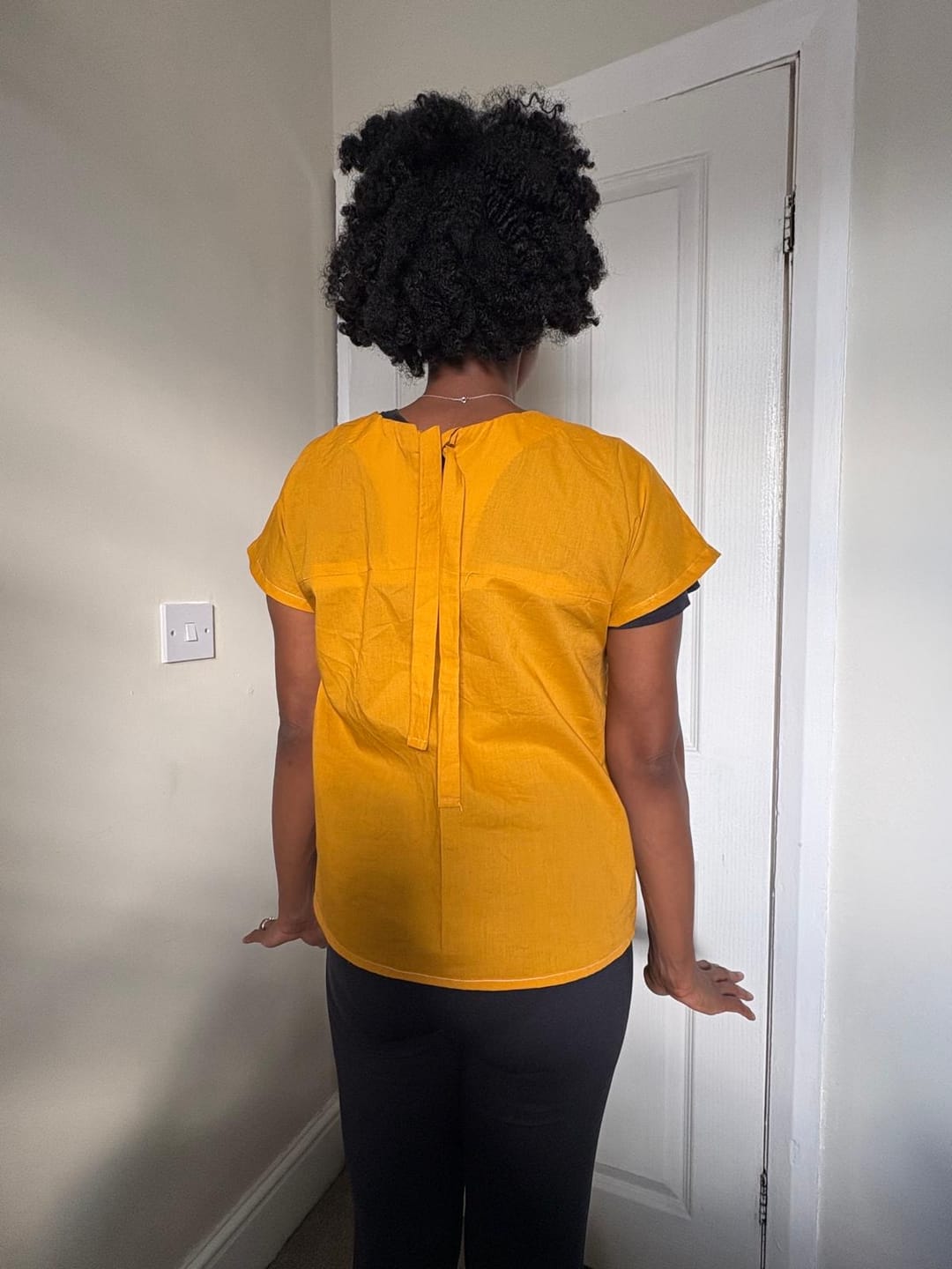Customer photo review of Plain 100% Cotton Lawn Fabric