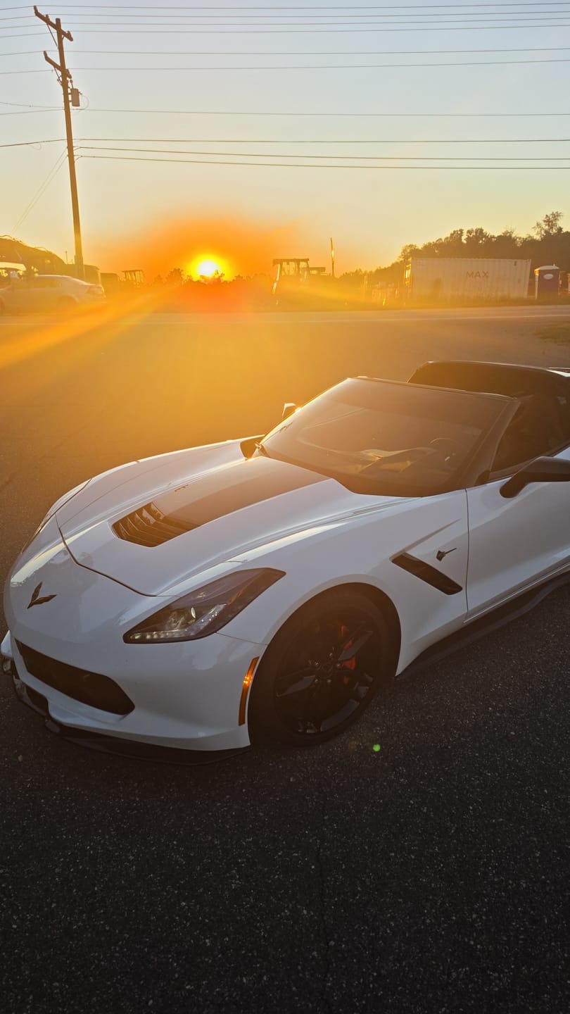 Customer photo review of Corvette C7 Stingray EOS Preformance Package Front Splitter