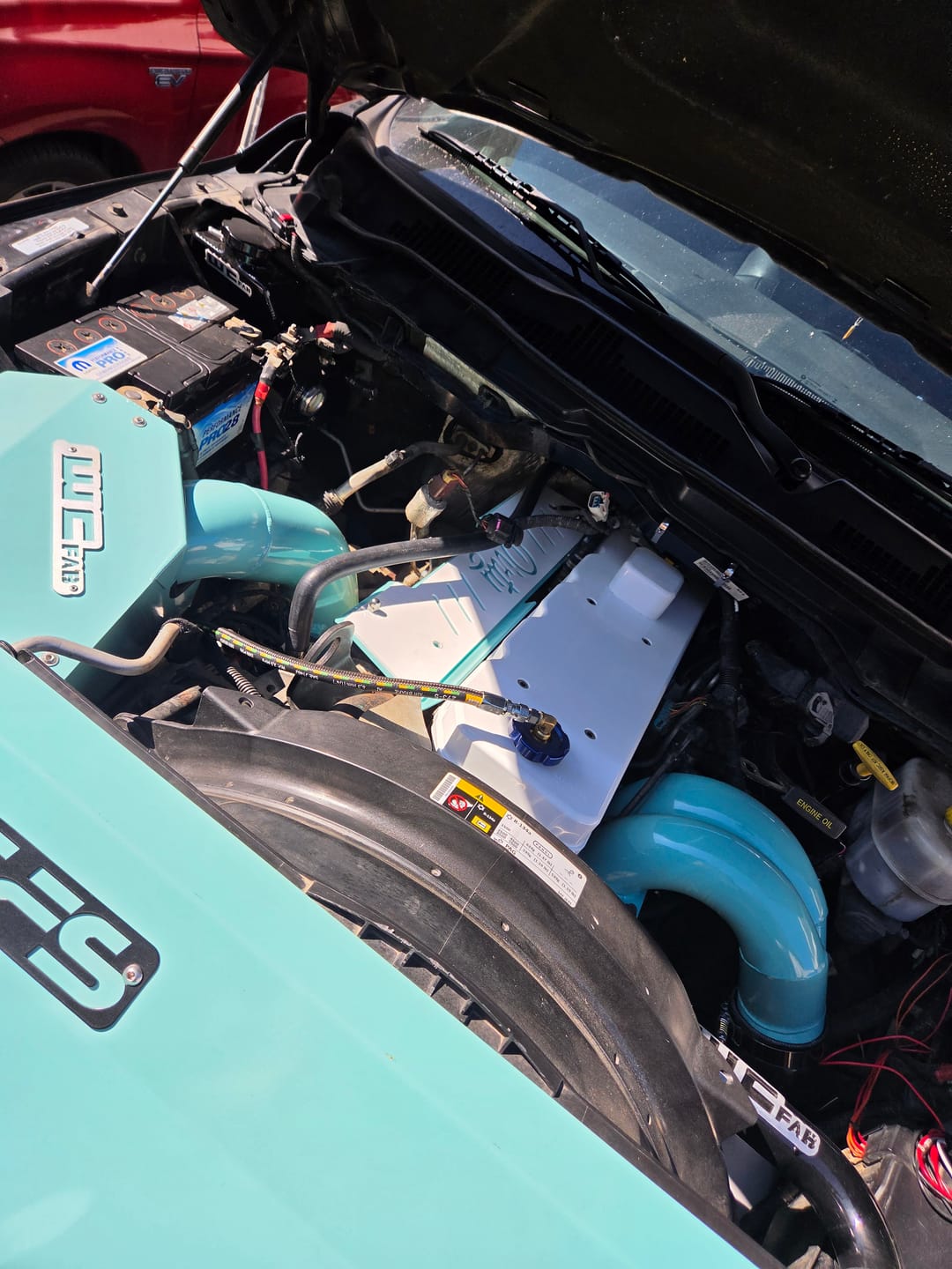 Customer photo review of 2009-2024 Cummins Exhaust Manifold Heat Shield (I67-EXH-A148)