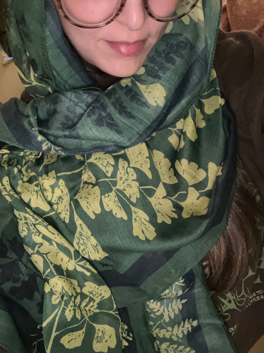 Customer photo review of Ferns All-Season Scarf