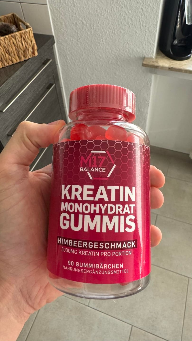 Customer photo review of Creatine Gummies – Raspberry