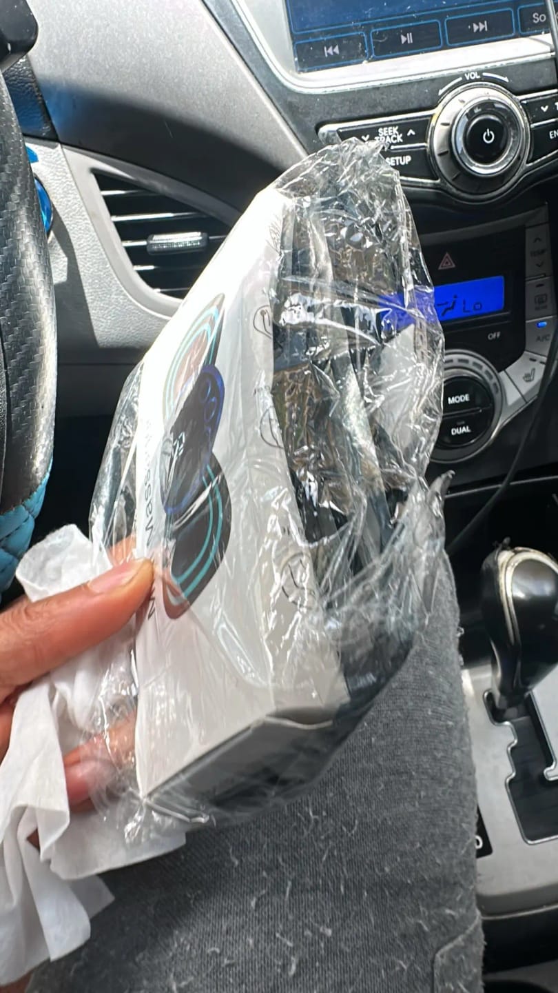 Customer photo review of RelaxWave EMS Neck & Back Massager