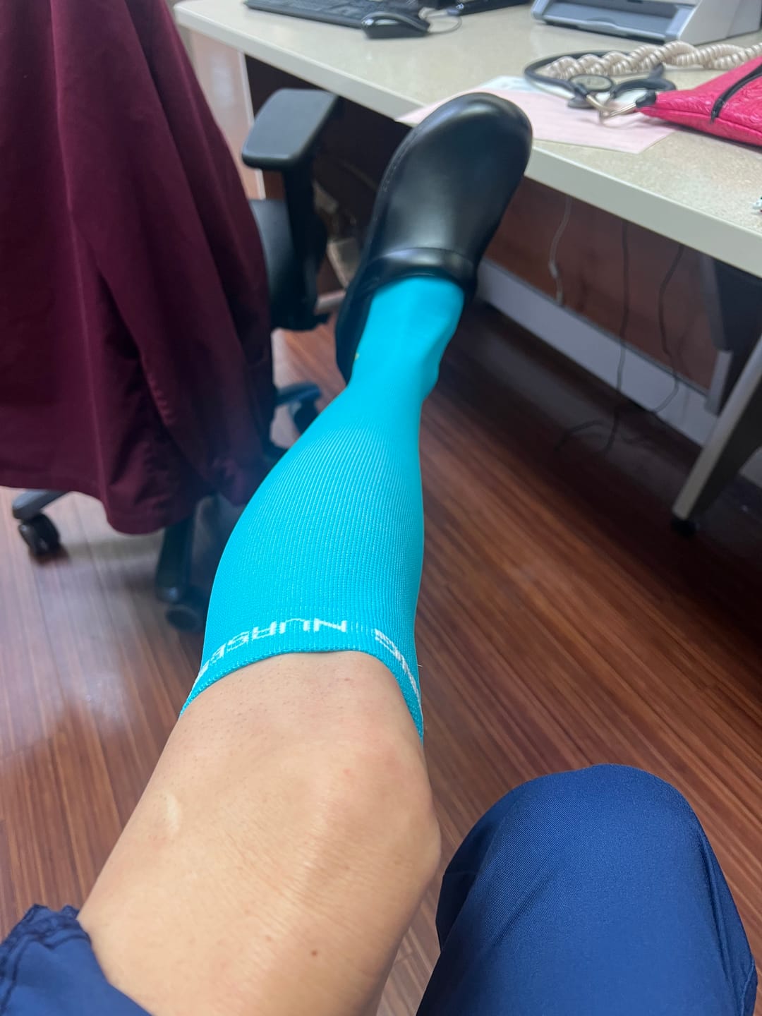 Customer photo review of NurseStrong Performance Compression Socks