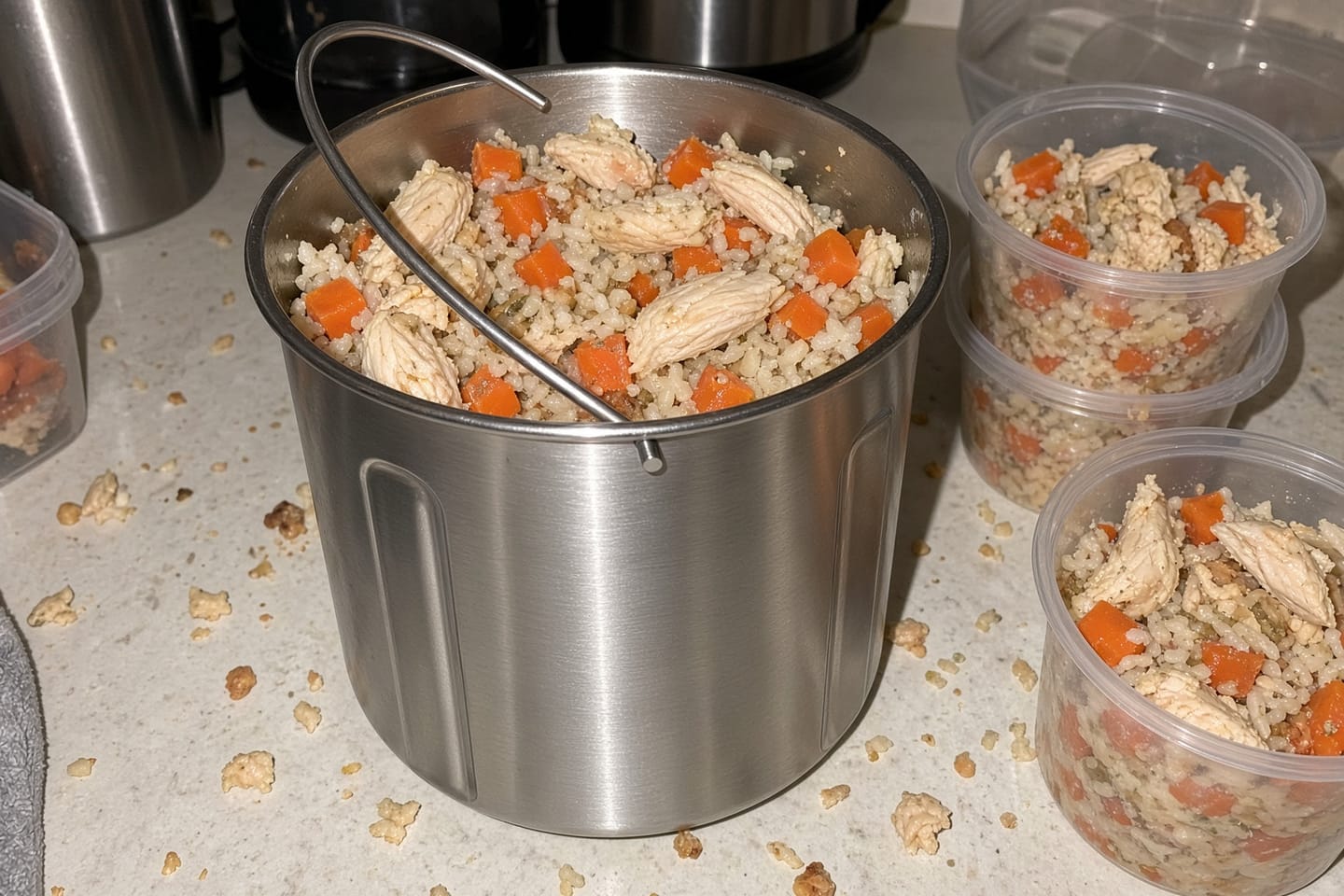 Customer photo review of Kiba Kitchen Fresh Food Maker