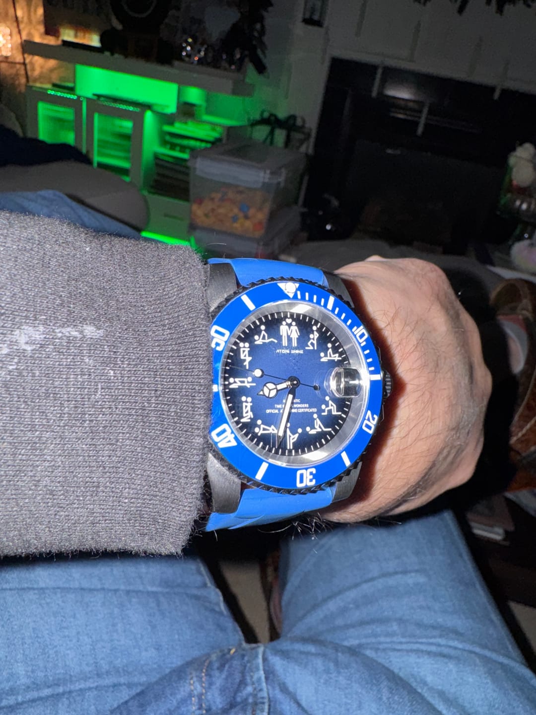 Customer photo review of HYDROCORE FLUORO WATCH