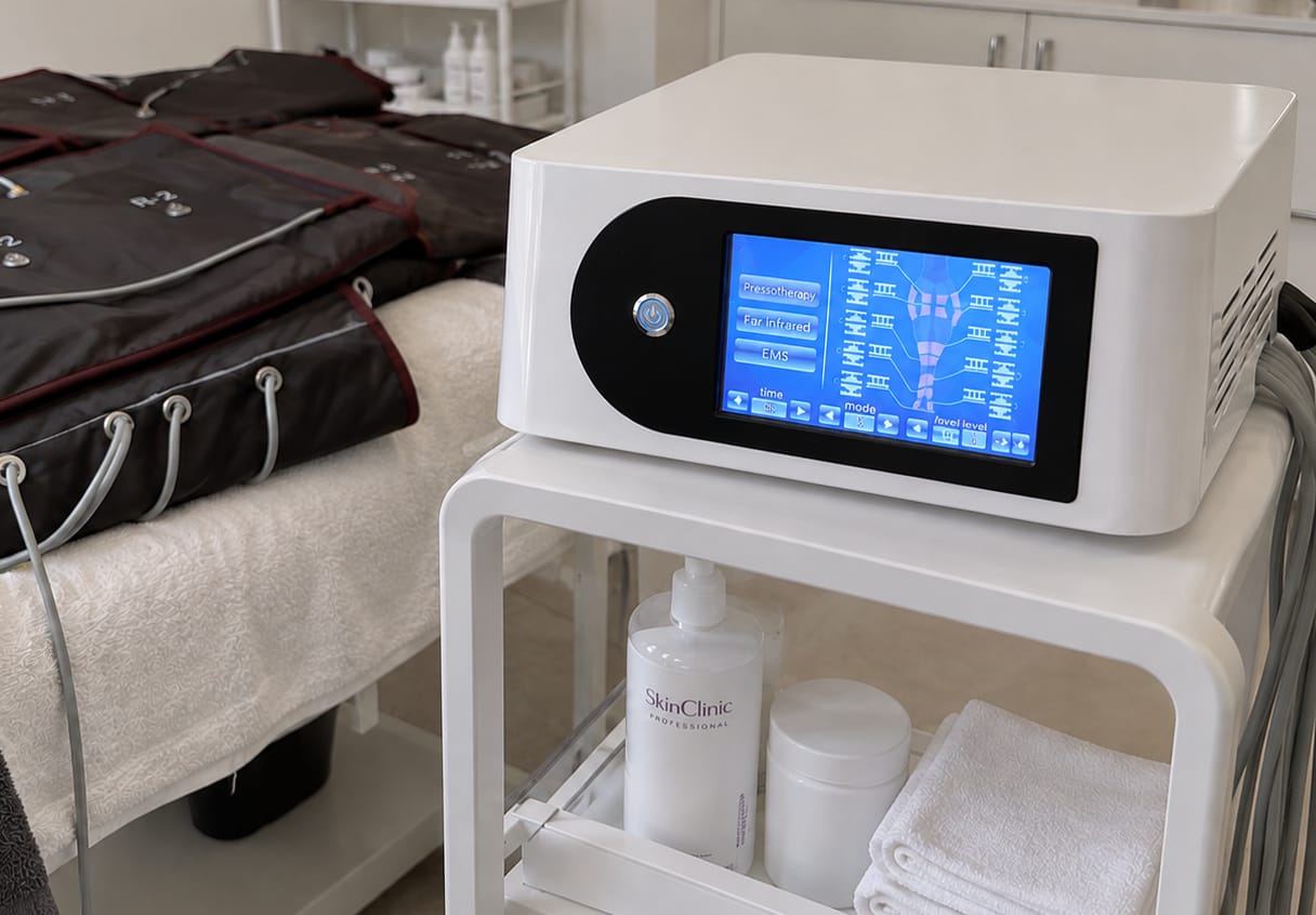 Customer photo review of Body Contouring Lymphatic Drainage Pressotherapy Machine Premo