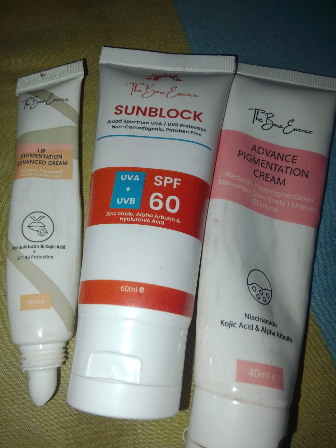 Customer photo review of All Glow Pigmentation Bundle