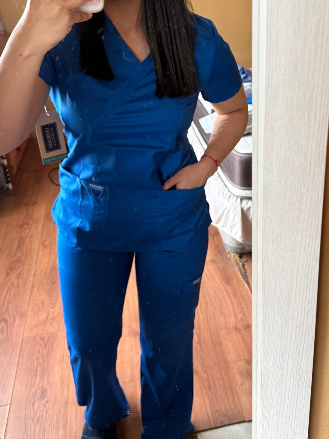 Customer photo review of Cherokee Revolution WW610 Top Clínico Mujer Liso
