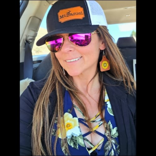 Customer photo review of Premium Custom Leather Patch Hats (Wholesale)