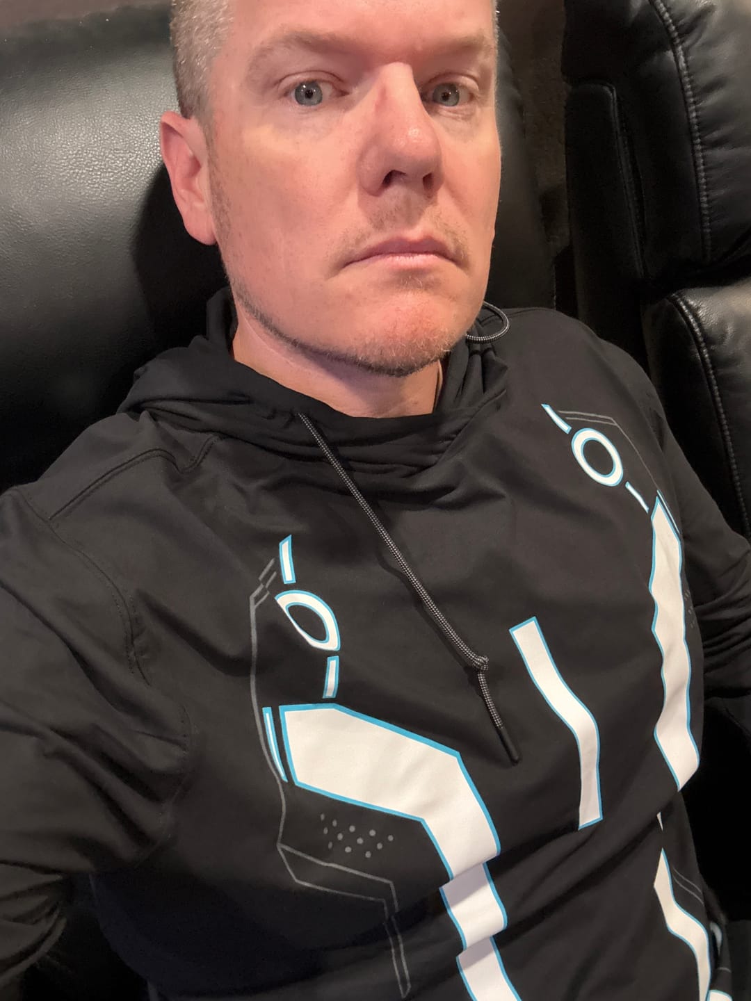 Customer photo review of Disney's Tron Legacy "Light Suit" – Performance Hoodie