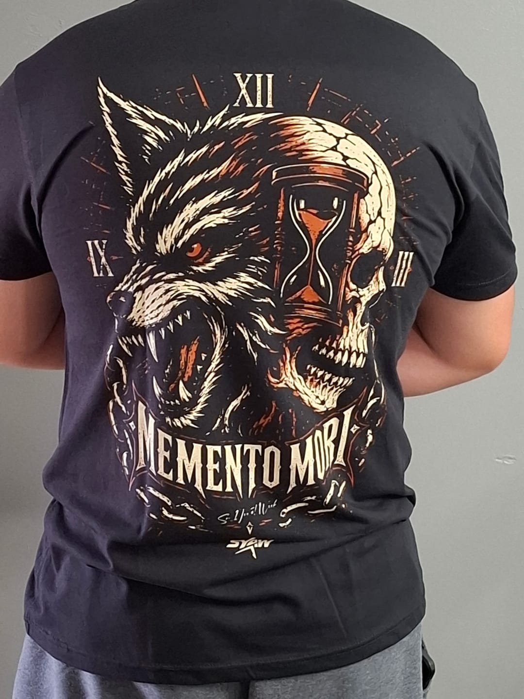 Customer photo review of SYAW "MEMENTO MORI" Tee (S-4XL) TOP SELLER