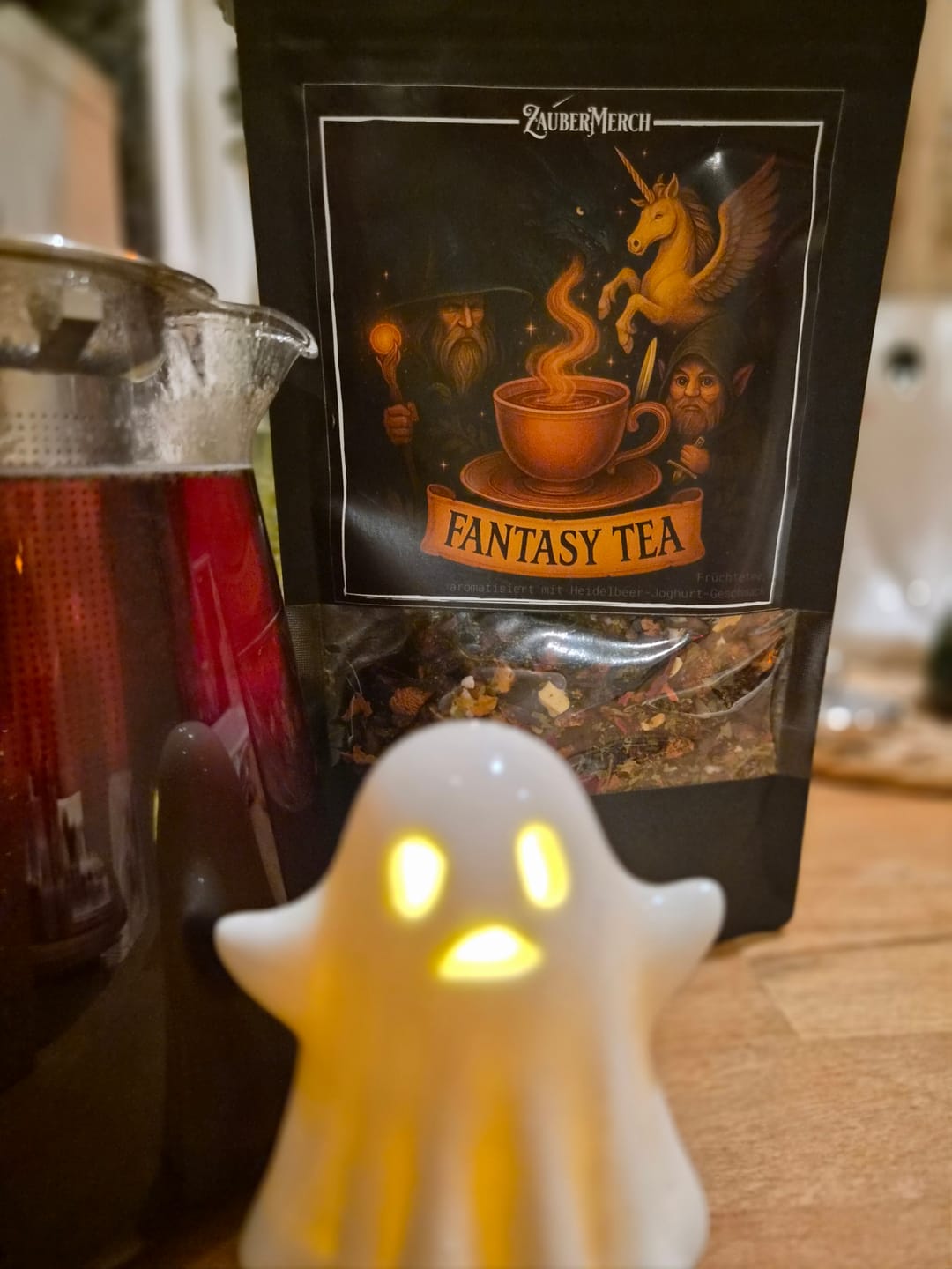 Customer photo review of Fantasy Tea – Früchtetee mit mit Heidelbeer-Joghurt-Geschmack | Limitierter Booklover Tee