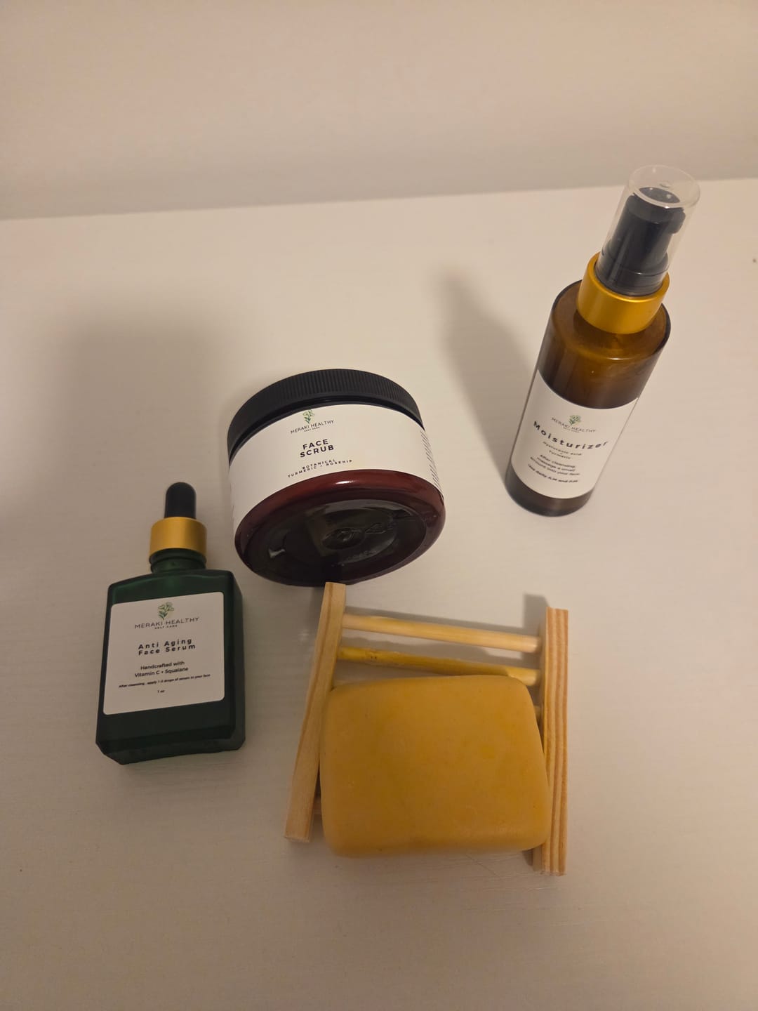 Customer photo review of Dark Spot & Hyperpigmentation Correcting Skincare Set | Hyaluronic & Turmeric Moisturizer
