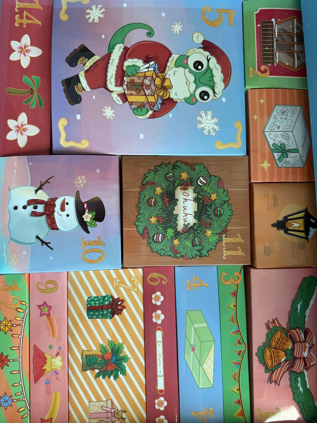 Customer photo review of Ohuhu Christmas Advent Calendar 2026, 24 Days Countdown Gift Kit
