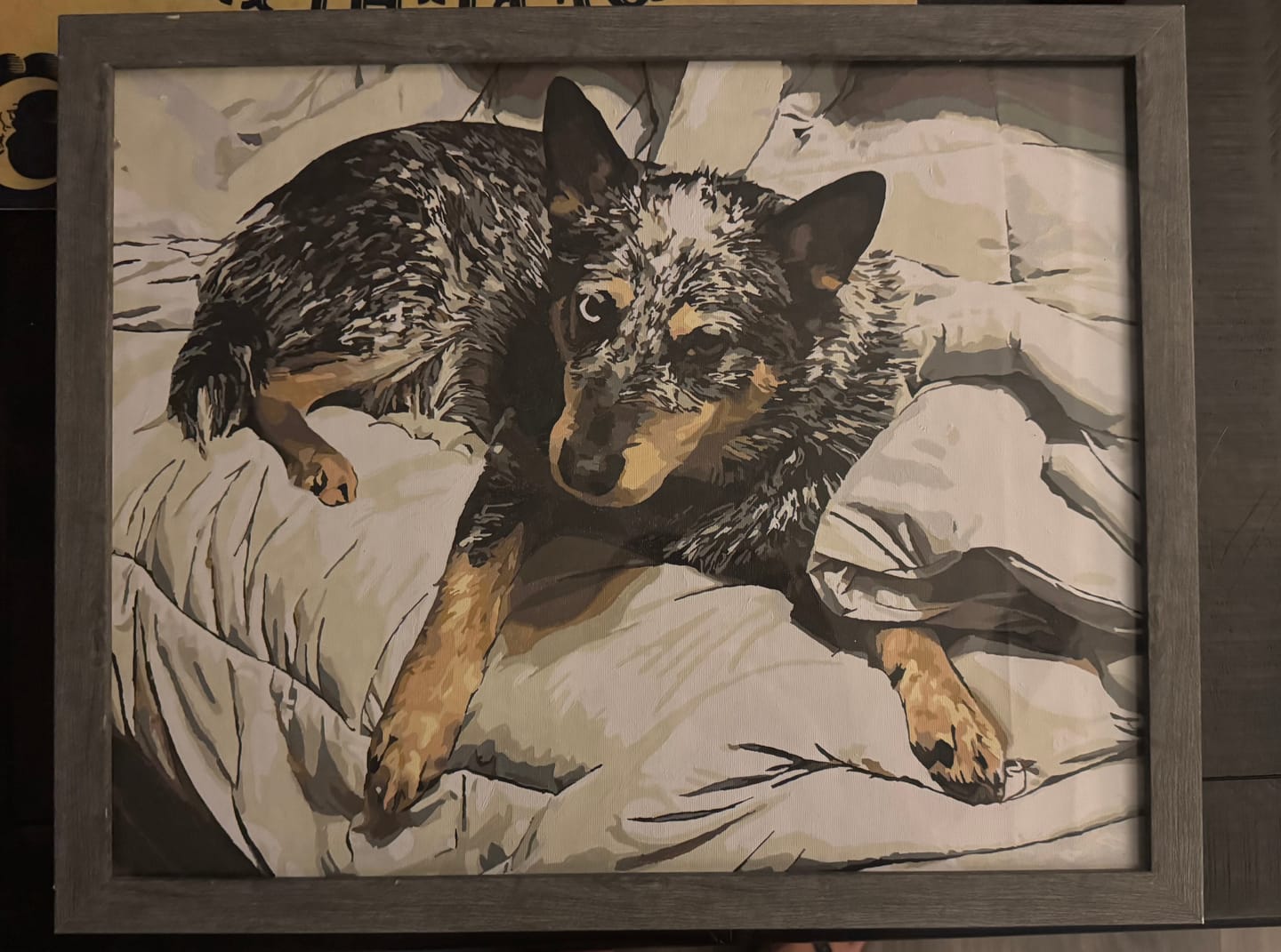 Customer photo review of YOUR PHOTO AS PAINT BY NUMBERS